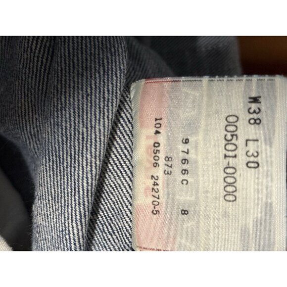 Vintage Levis 501 XX Jeans Mens Fit 36X28 Blue Denim Pants 90s Y2K USA Medium - Picture 3 of 7